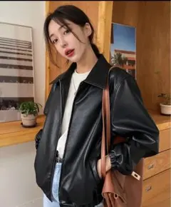 ブラック レザージャケット