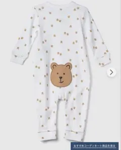 baby gap クマ柄ロンパース 3-6ヶ月