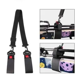 スノーボードストラップ スケートボード固定ストラップ 長さ調整可能 スキー板用