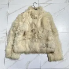 リアルファー ベージュ 短丈