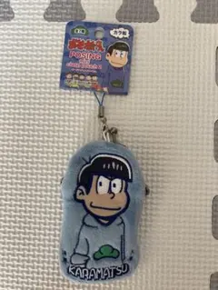 おそ松さん　カラ松 ポージングミニがまぐち2ストラップ付き