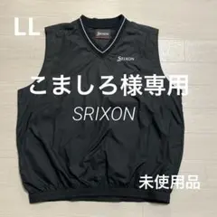 未使用品 スリクソン SRIXON メンズ ゴルフ ナイロン ベスト 黒 LL