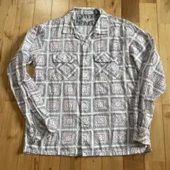 TOWNCRAFT 】 60s〜 総柄 パジャマシャツ コットン 三角タグ - メルカリ