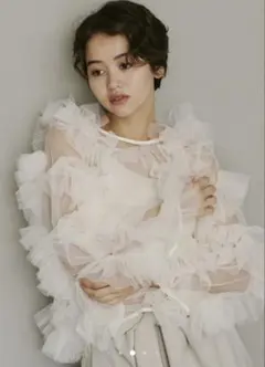 【NOTRE emor】tulle veil tops NOTRE emor /ノートルエモア tulle veil tops - メルカリ