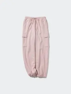 UNIQLO スウェットカーゴパンツ ピンク　Mサイズ