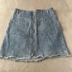 デニムミニスカート ライトブルー