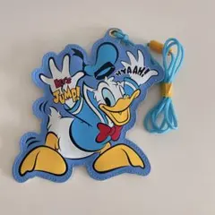 ディズニーランド　ドナルド　パスケース　レトロ　チケットホルダー