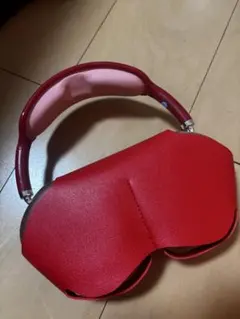 (週末限定値下げ)AirPods Max ピンク×レッド系カスタムカラー Apple AirPods Max(エアーポッズ マックス) Pink with Red Headband