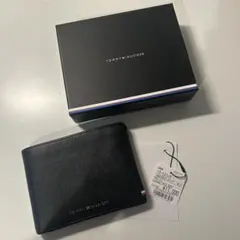 TOMMY HILFIGER ブラック二つ折り財布