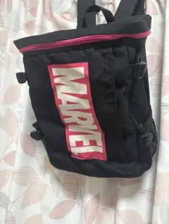 MARVEL スクエアリュック バックパック ブラック ピンクのサムネイル