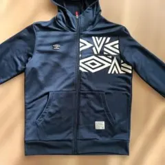 Umbro ネイビー フード付きパーカー