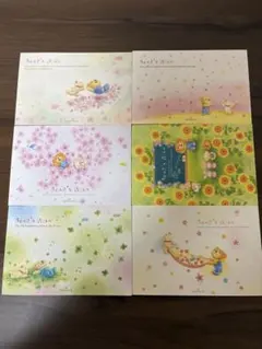 Hallmark Bear's Wish はがき箋6種セット
