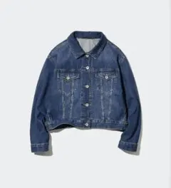 UNIQLO デニムジャケット Mサイズ　ダークブルー