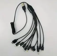 10 in1 USB充電ケーブル コネクタ