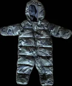 babyGap ダウン カバーオール 迷彩 防寒 ベビー ギャップ 70㌢