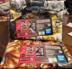 一番くじワンピース　カードゲーム　B賞 カードデザインブランケット エース　サボ