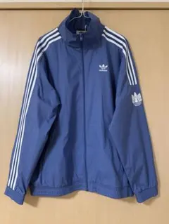アディダスオリジナルス　アディカラー　トラックジャケット　ブルーホワイトライン