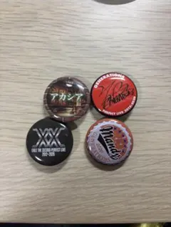 ピンバッジセット（アカシア、GENERATIONS、EXILE、マンダリン）