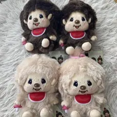 新品未使用品　モンチッチ ぽってりお手玉ぬいぐるみ 4体セット