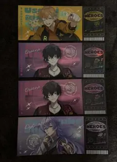 にじさんじ　佐伯イッテツ　宇佐美リト　星導ショウ　チケット風カード