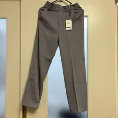 gm285 GRLストレートパンツ センタープレス ブルーグレー