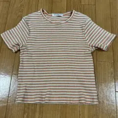 BEAUTY&YOUTH マルチボーダー 半袖Tシャツ