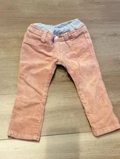 コーデュロイ ピンクパンツ 90
