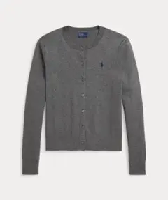 POLO RALPH LAUREN コットン クルーネック カーディガン　Sのサムネイル