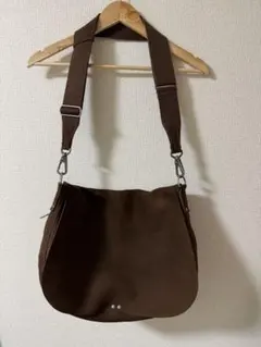 PORTER ブラウン ショルダーバッグ スウェード生地