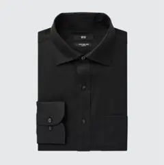 UNIQLO スーパーノンアイロンスリムフィットシャツ セミワイドカラー 長袖