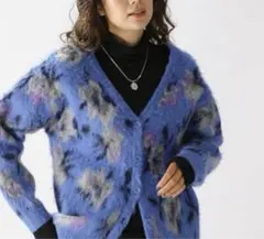 niko and ... モチーフアソートジャガードカーディガン