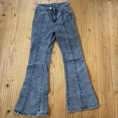グレースリット入りブーツカットデニムのサムネイル