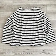 【CITEN】ビッグシルエットボーダーロングTシャツ/バスクシャツ/シテン