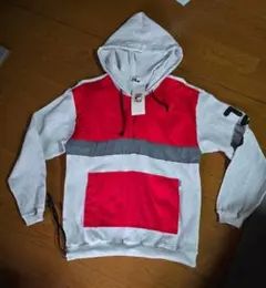 FILA フード付きパーカー 160サイズ ホワイト/レッド