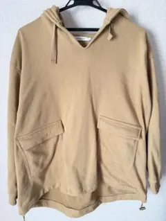 AMERICAN HOLIC キーネック フーディー キャメル Lサイズ