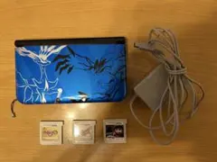 ニンテンドー3DSLL ポケモンXY限定　ゼルネアスイベルタルブルー