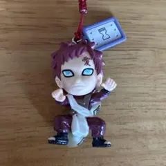【美品】ナルト 我愛羅 ストラップ NARUTO キーホルダー めじるしチャーム