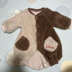 Liam& ボア ロンパース アウター ブラウン