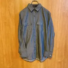 【ラエフ】la.f...　小さいサイズ 長袖シャツ ブルーグレー　XSサイズ