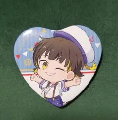 ブルーロック ハート型缶バッジ　蜂楽廻