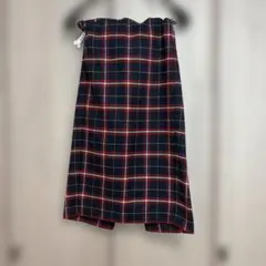 GU チェック柄 タイトスカート M