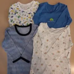 恐竜柄 ベビーシャツセット 90cm