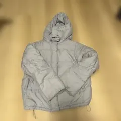 GU フード付き キルティングダウンジャケット