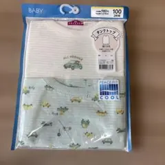 新品　TOPVALU ベビー タンクトップ 100cm 2枚セット