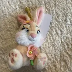 美品 ディズニーリゾート ミス・バニー ぬいぐるみ キーチェーン