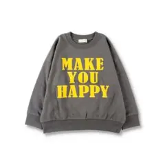 BRANSHES/フロッキープリントロゴトレーナー 1650　グレー