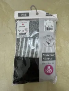 マタニティショーツ 3枚組 M コットン100%
