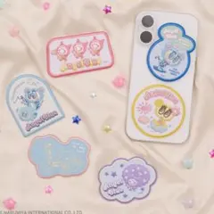 エニマイくじ エンジェルブルー 刺繍ステッカー