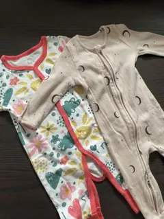 【新品未使用】 70サイズ 長袖ロンパース 2着