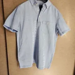 青と白のストライプ ボタンダウンシャツ Callaway